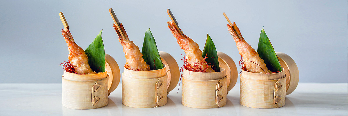 Bamboo Shrimp Baskets