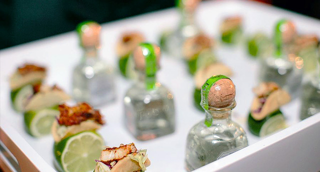 Wedding passed hors d'oeuvres